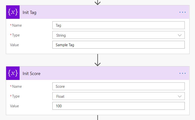 Init Variables