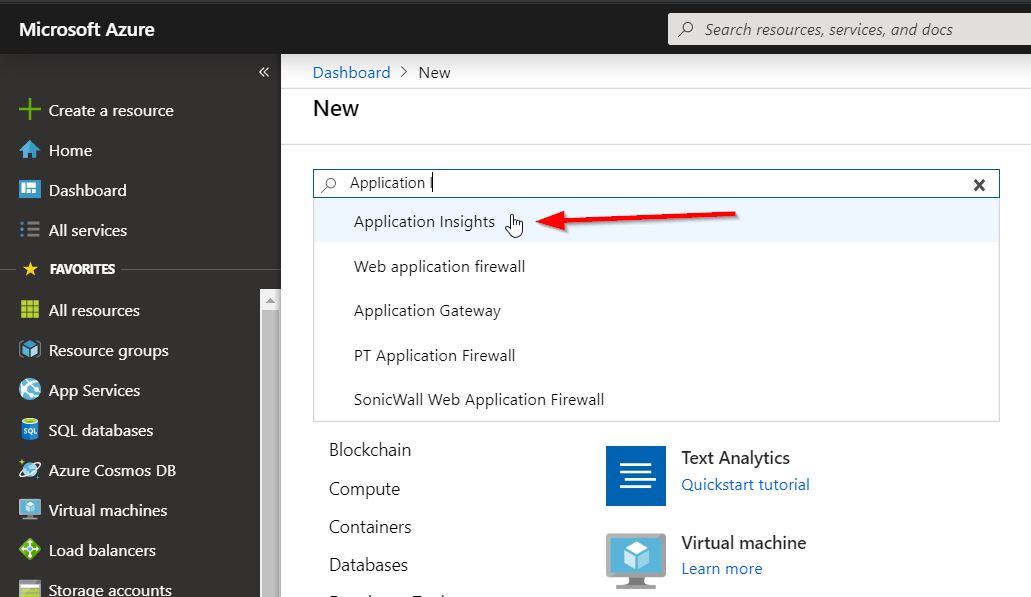 Find Azure App Insights