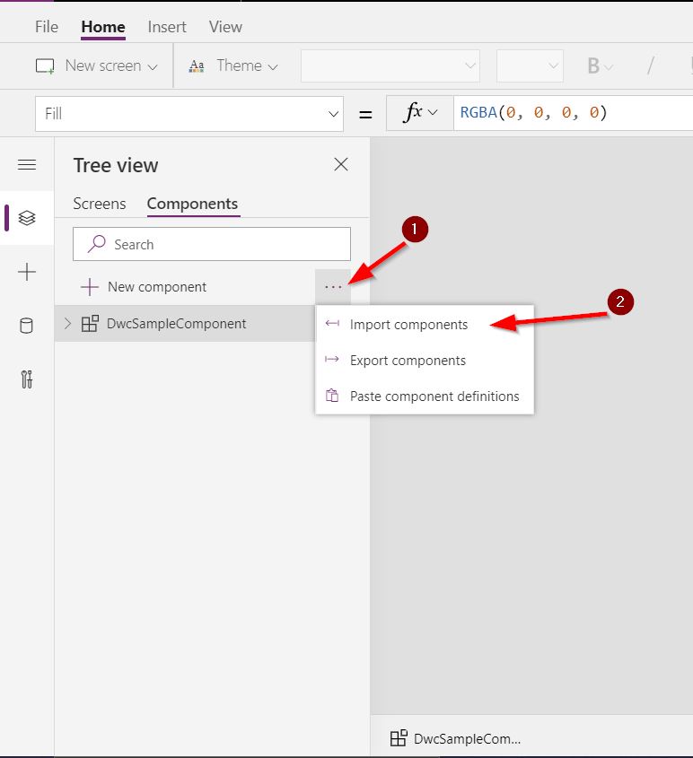 Import Existing Component